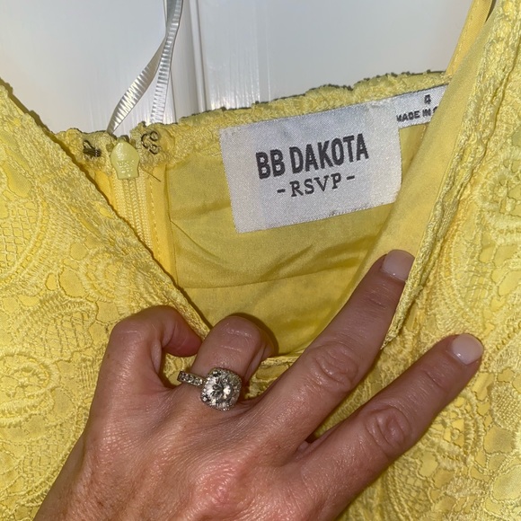 BB Dakota Crochet Overlay Dress - Picture 4 of 6